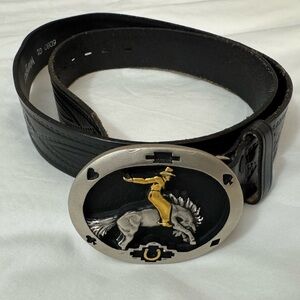 Wrangler Black Leather Belt